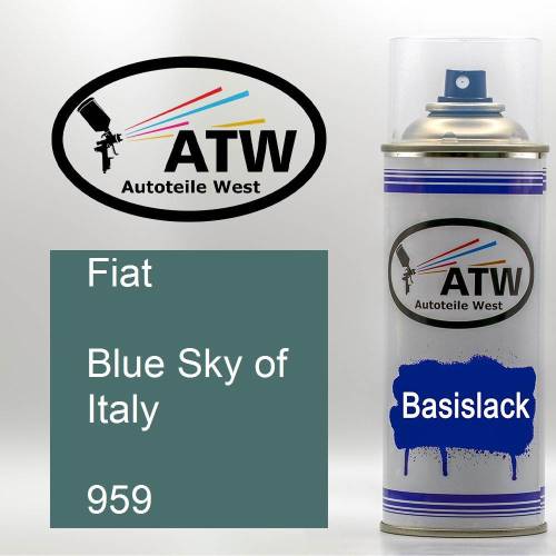 Fiat, Blue Sky of Italy, 959: 400ml Sprühdose, von ATW Autoteile West.
